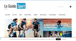 Desktop Screenshot of leguidesport.com
